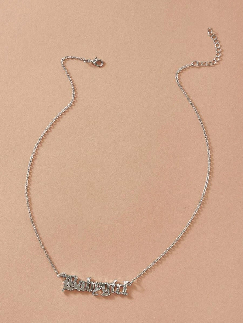 BABYGIRL NECKLACE - SILVER