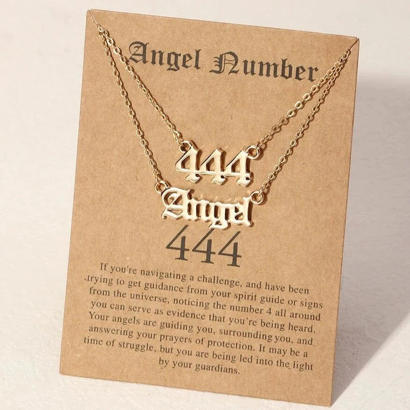 ANGELIC NUMBER NECKLACE - GOLD