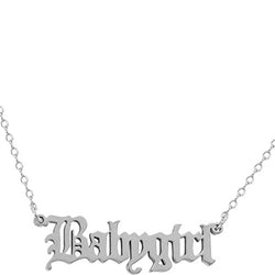 BABYGIRL NECKLACE - SILVER